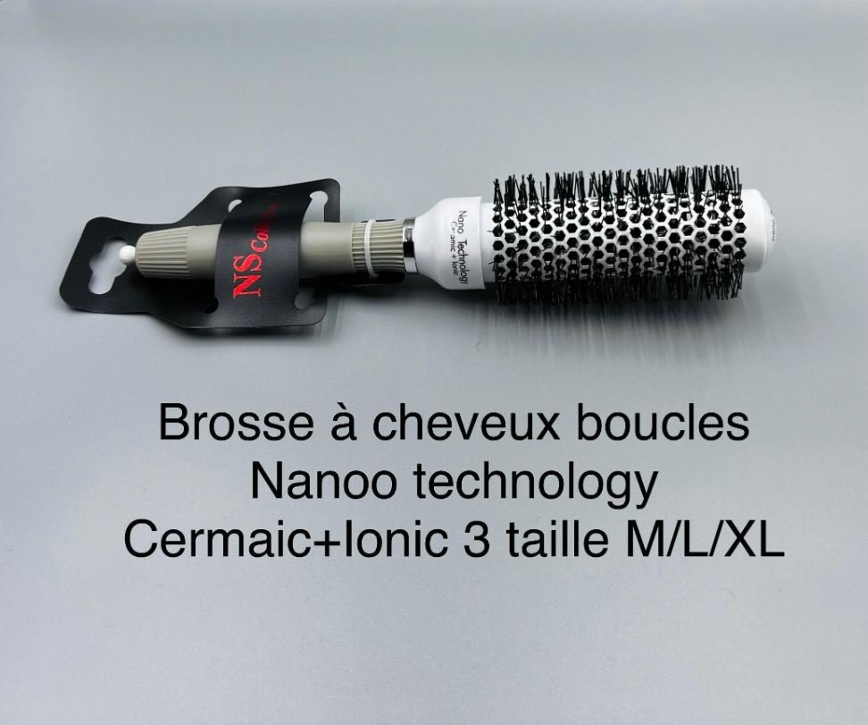 Brosse Ronde Thermique Blanche