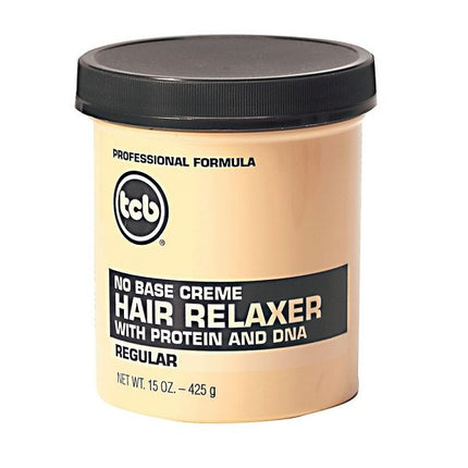 TCB No Base Creme Hair Relaxer Regular 15oz