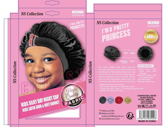 KIDS Satin JOUR & NUIT Bonnet NS collection