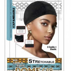 Bonnet perruque extensible avec 3 peignes et élastique NS collection