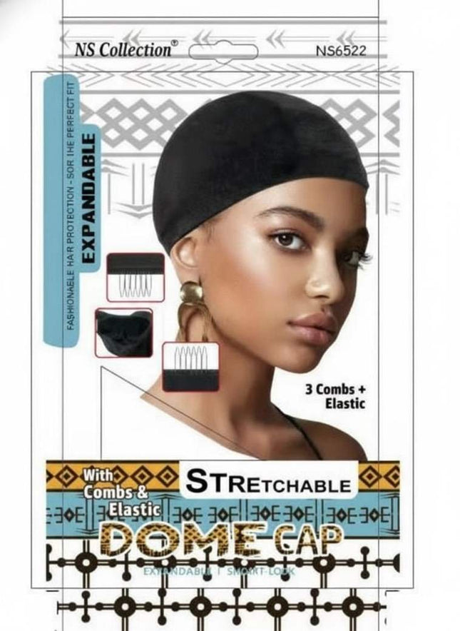 Bonnet perruque extensible avec 3 peignes et élastique NS collection