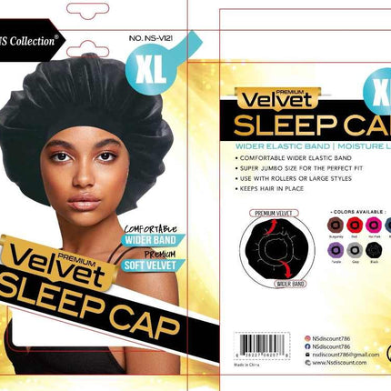 Durag en velours extra-large (\\\"Velvet Durag\\\") NS collection