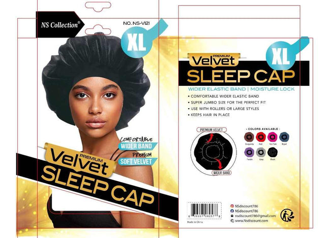 Durag en velours extra-large (\\\"Velvet Durag\\\") NS collection