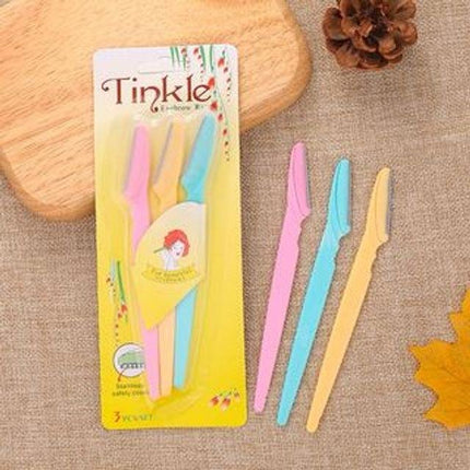 Rasoirs de sécurité pour sourcils et visage (Lot de 3)