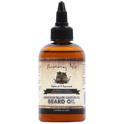 Sunny Isle Jamaican Black Castor Beard Oil 4oz