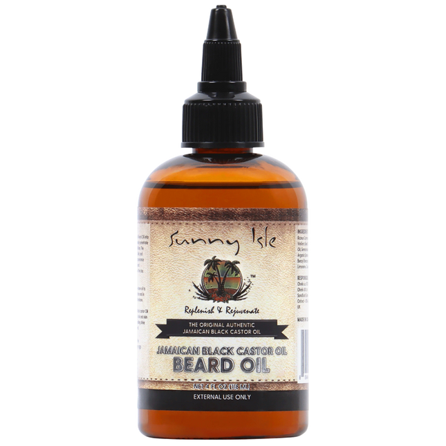 Sunny Isle Jamaican Black Castor Beard Oil 4oz