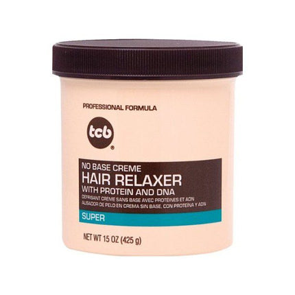 TCB No Base Creme Hair Relaxer Super 15oz