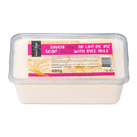 Secret dAfrique Soap with Rice Milk Cold Processed 685g