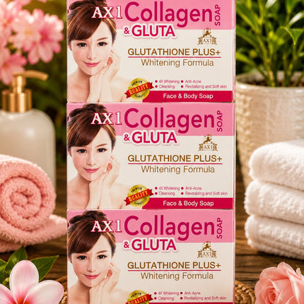 AXX Collagen & Gluta Whitening Soap