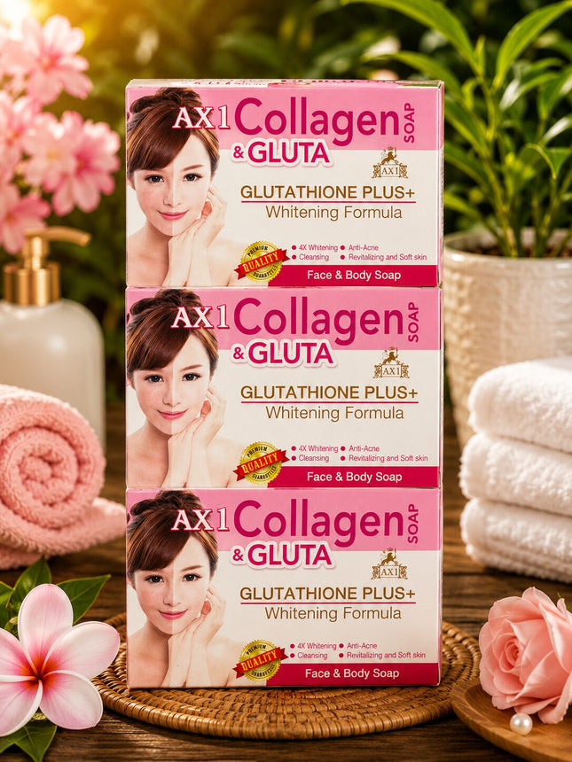 AXX Collagen & Gluta Whitening Soap