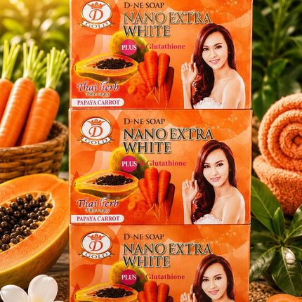 D-NE Soap Nano Extra White Papaya & Carotte