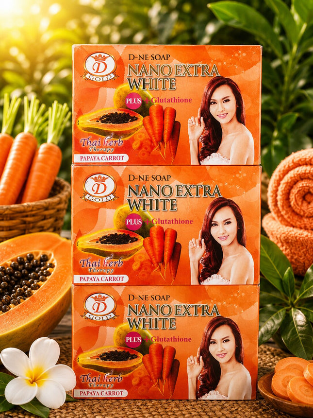 D-NE Soap Nano Extra White Papaya & Carotte
