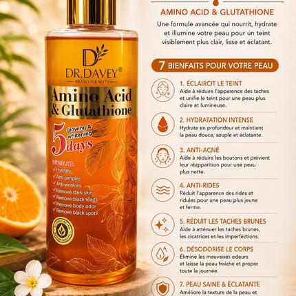 Dr. Davey Amino Acid & Glutathione Glow Body Oil 300ml