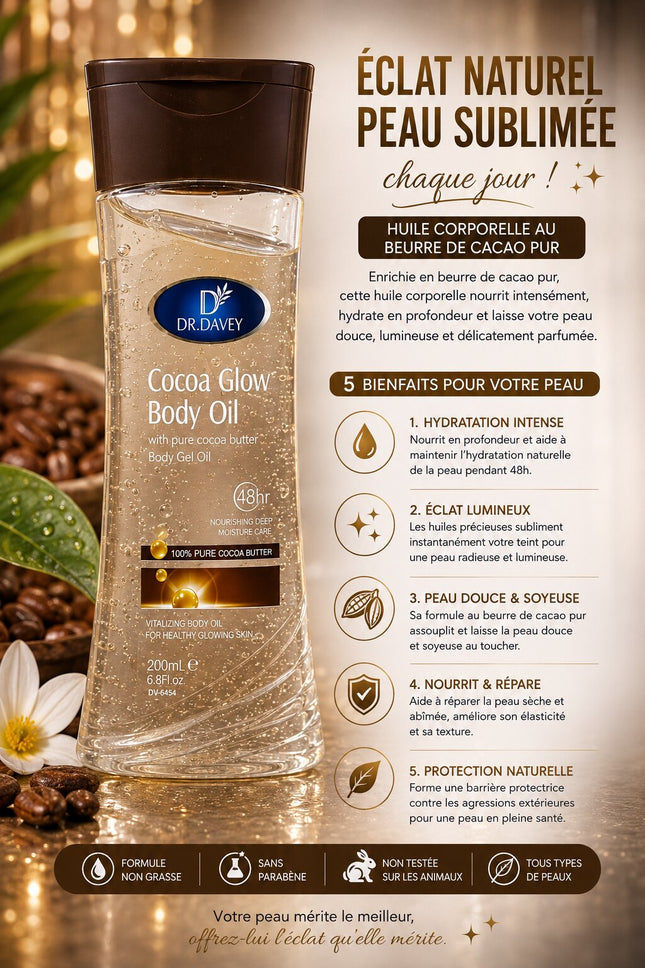 Dr. Davey Cocoa Glow Body Oil 200ml