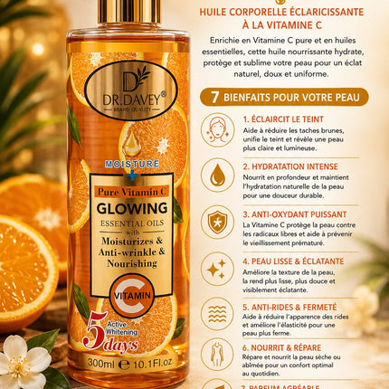 Dr. Davey Pure Vitamine C Glowing Essential Oils 300ml