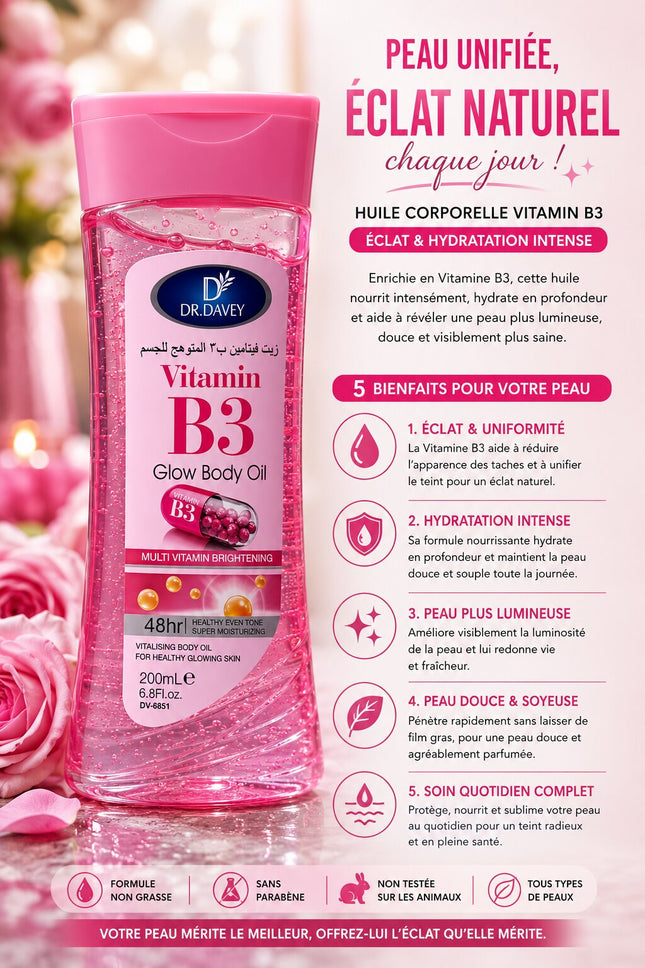 Dr. Davey Vitamine B3 Glow Body Oil 200ml