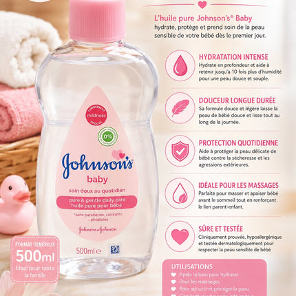 Johnson's Baby Oil 500ml
