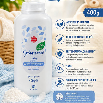 Johnson's Baby Powder 400g