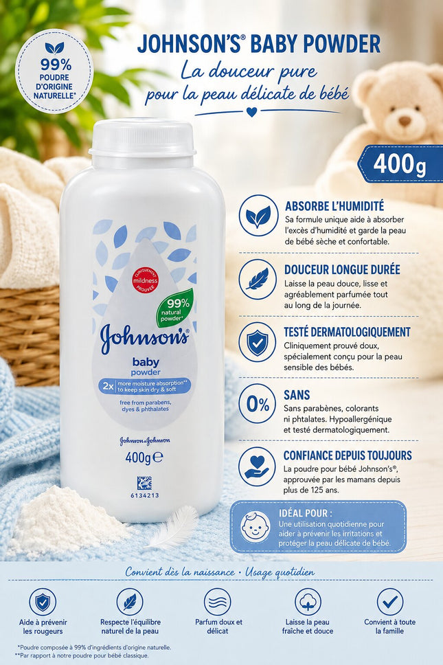Johnson's Baby Powder 400g