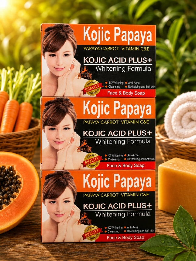 Kojic Papaya Carrot Vitamin C&E Soap