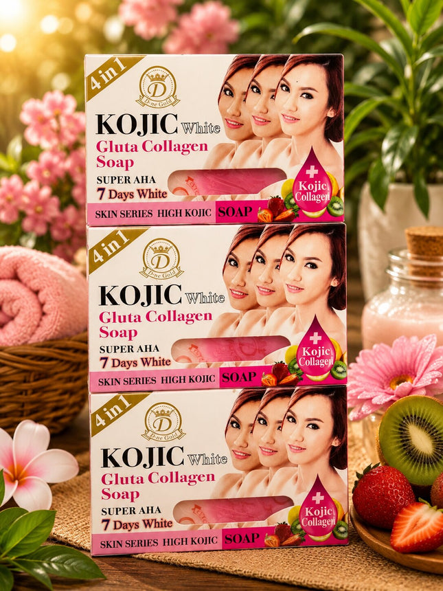 Kojic White Gluta Collagen Soap