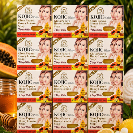 Kojic White Gluta Papaya Honey Soap