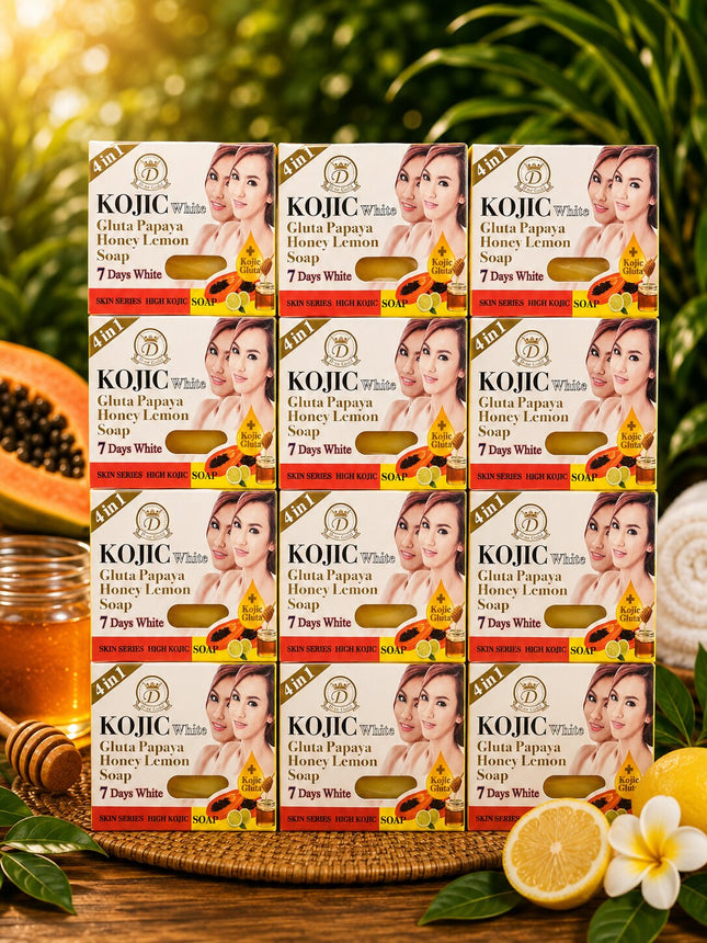 Kojic White Gluta Papaya Honey Soap