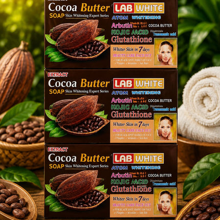 Lab White Cocoa Butter Arbutin Glutathione Soap
