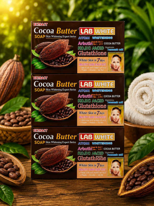 Lab White Cocoa Butter Arbutin Glutathione Soap