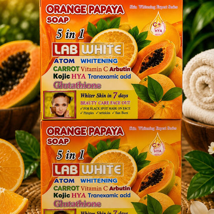 Lab White Orange Papaya Soap 5 en 1