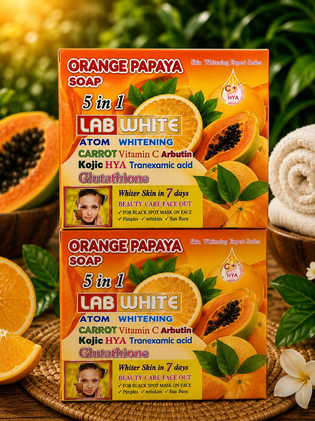 Lab White Orange Papaya Soap 5 en 1