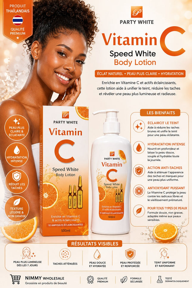 Party White Vitamin C Speed White Body Lotion