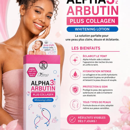 Perfect Beauté Alpha 3+ Arbutin Plus Collagen Whitening Lotion