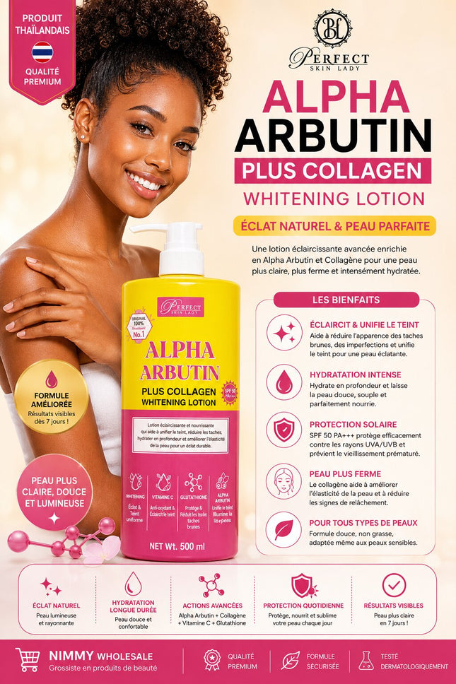 Perfect Beauté Alpha Arbutin Plus Collagen Whitening Lotion 300ml