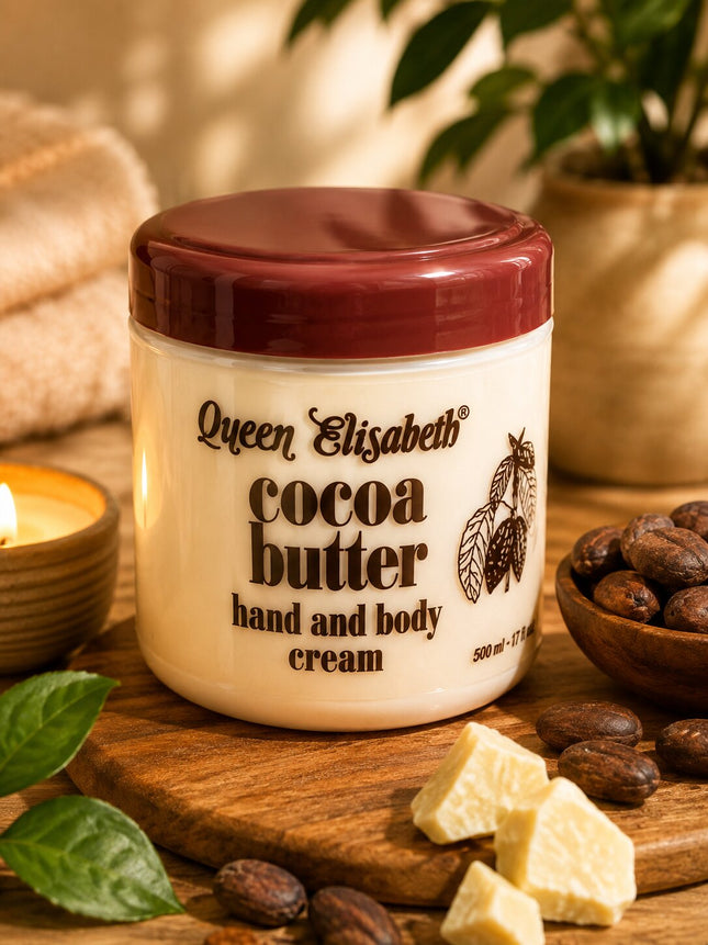 Queen Elisabeth Cocoa Butter Hand & Body Cream