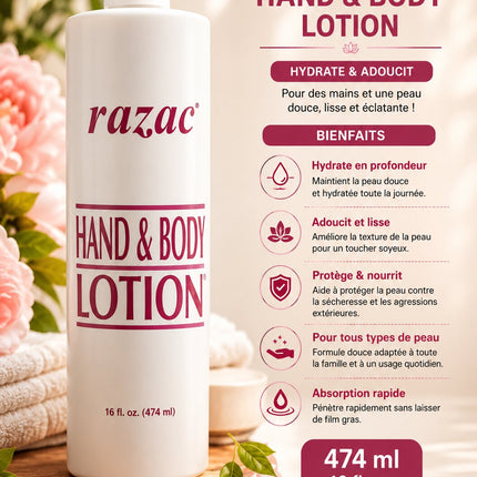 Razac Hand & Body Lotion 474ml