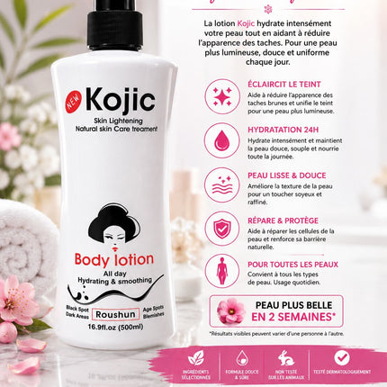 Roushun Kojic Skin Lightening Body Lotion 500ml