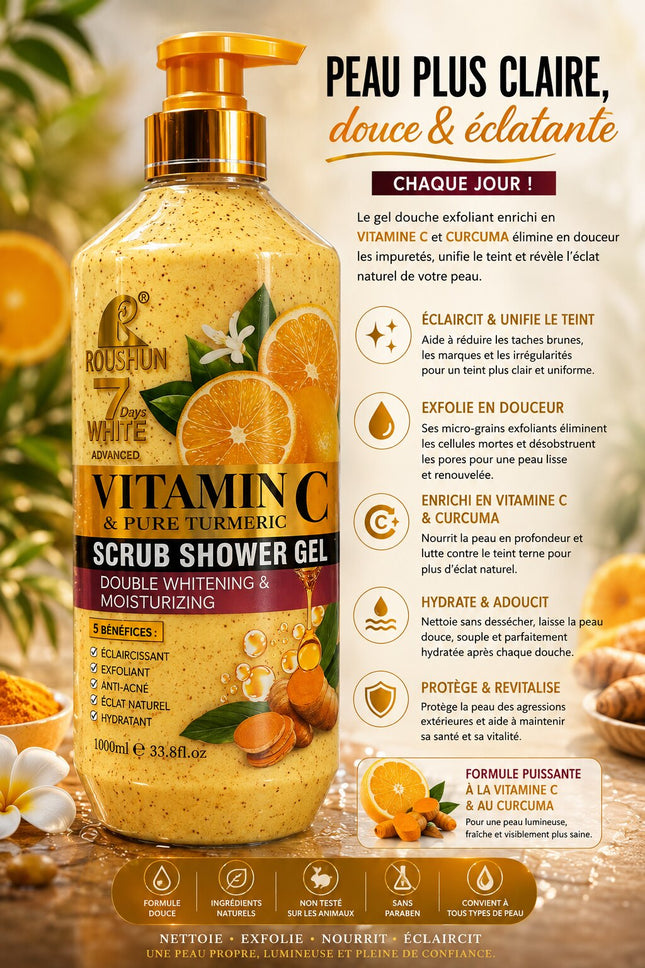 Roushun Vitamine C Scrub Shower Gel 500ml
