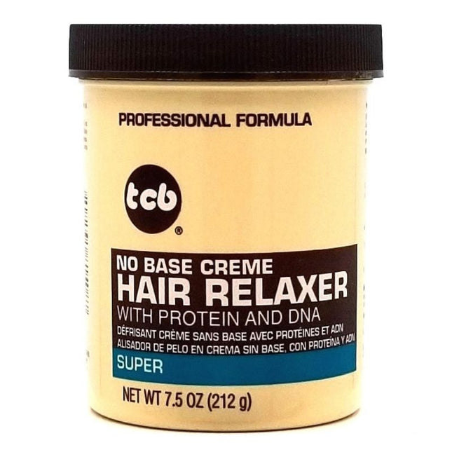 TCB No Base Creme Hair Relaxer Super 7,5oz