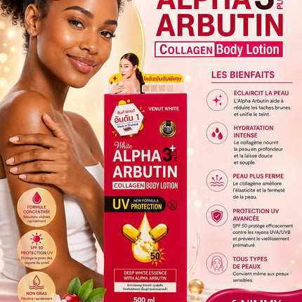 Venut White Alpha 3+ Arbutin Collagen Body Lotion 300ml